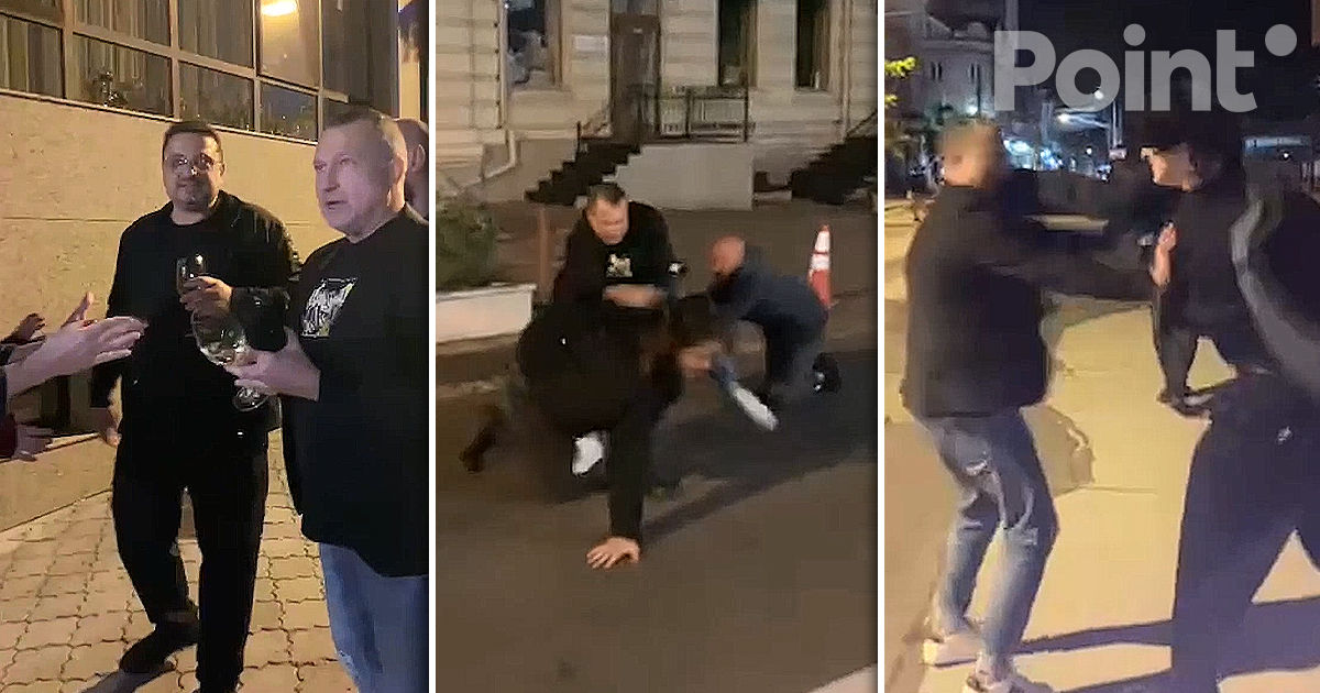Bătaie în centrul Capitalei: Mai mulți bărbați s-au luat la pumni cu un grup de tineri.