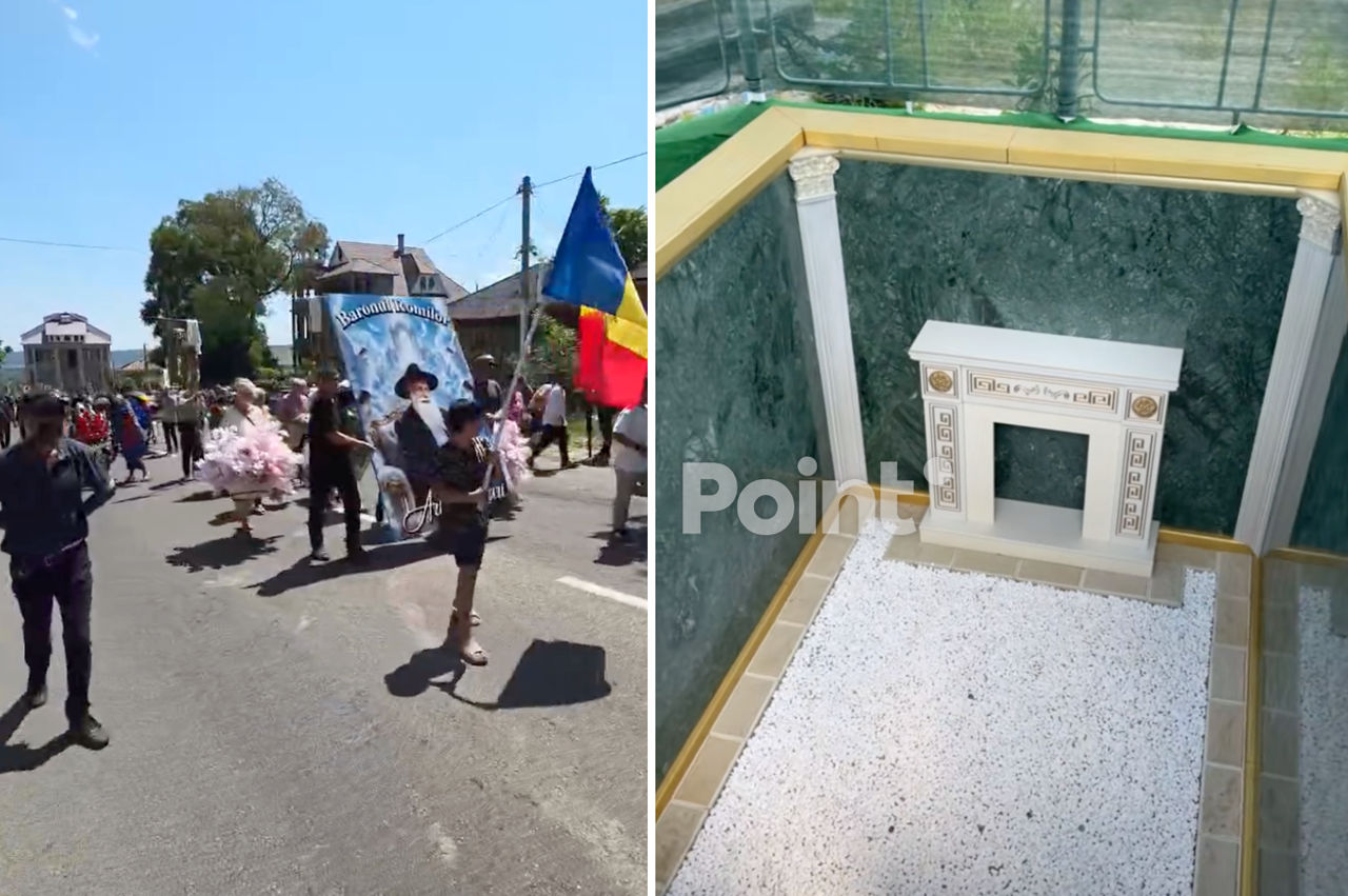 В Сороках прощаются с бароном ромов: его похоронят в мраморном склепе с камином.