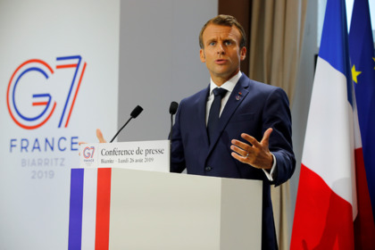 Президент Франции Эмманюэль Макрон