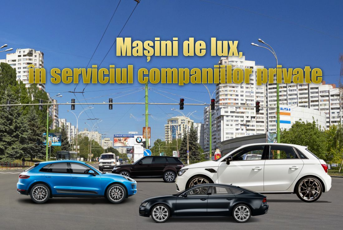 În Republica Moldova sute de automobile de lux sunt înregistrate pe întreprinderi private .Foto: agora.md
