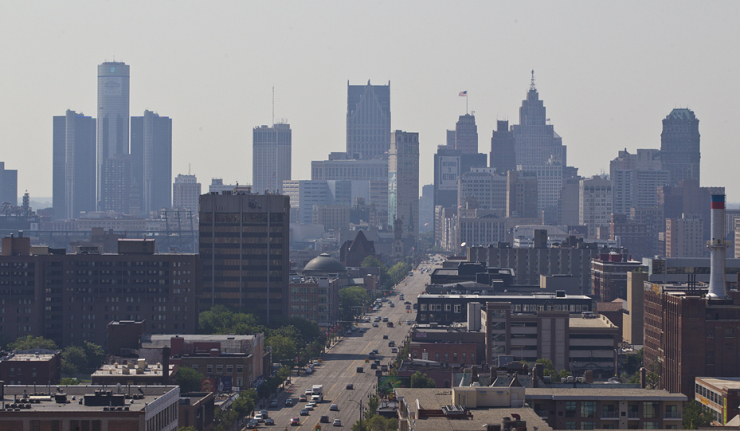 Criza economică din oraşul Detroit, statul Michigan, SUA, a ajuns la apogeu.