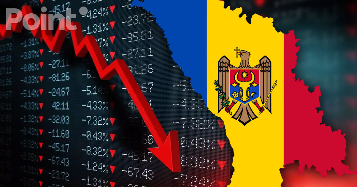 Moldova se confruntă cu o scădere constantă a ratei medii de creștere a PIB-ului.