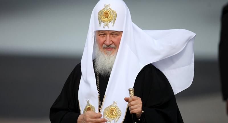 Patriarhul Kirill, șeful Bisericii Ortodoxe din Rusia. 