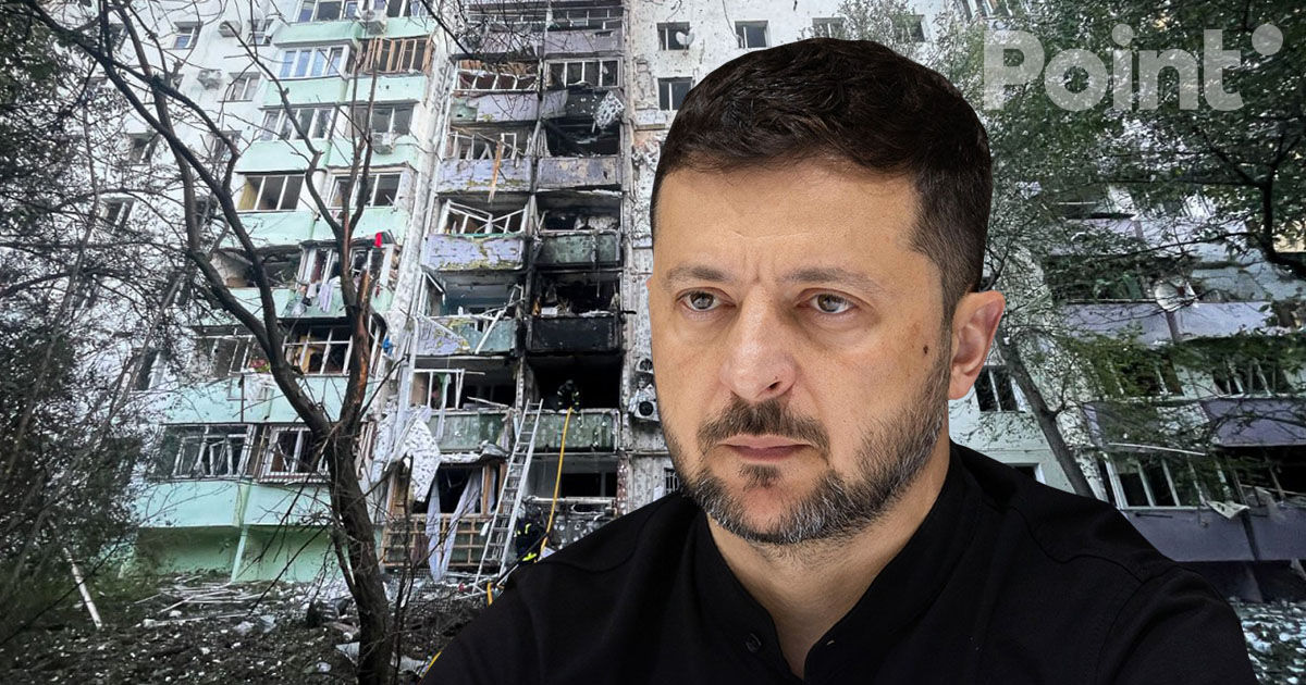 Зеленский об атаке: По Украине летели почти 600 дронов и десятки ракет.