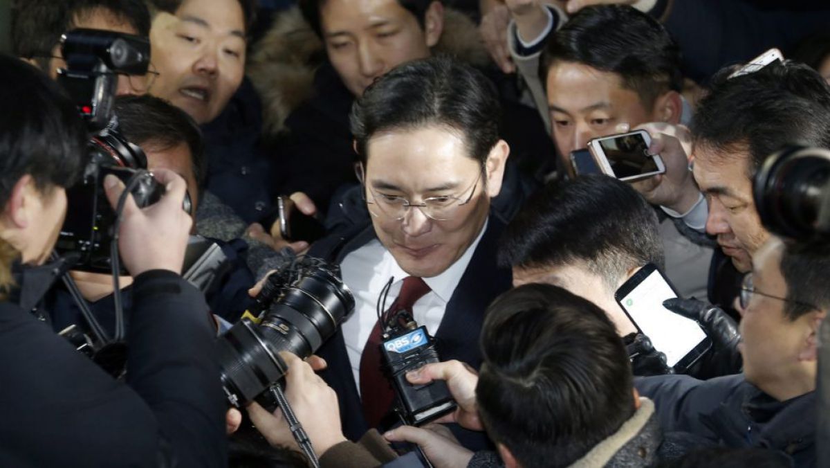 Moștenitorul imperiului Samsung a fost plasat în arest. Foto: Al Jazeera