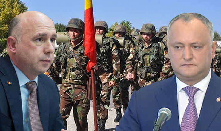 Глава государства не может помешать участию молдавских военных в учениях.
