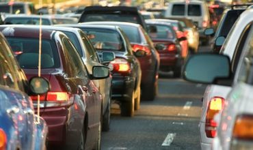 Сокращение  автомобильного потока прогнозируется после 19.00.