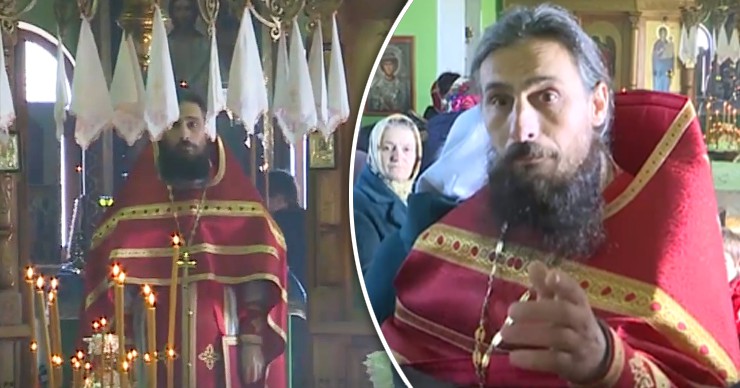 Священник из Секэрений Ной отказывается не только отпевать привитых, но и пускать в церковь. Коллаж Point.md.