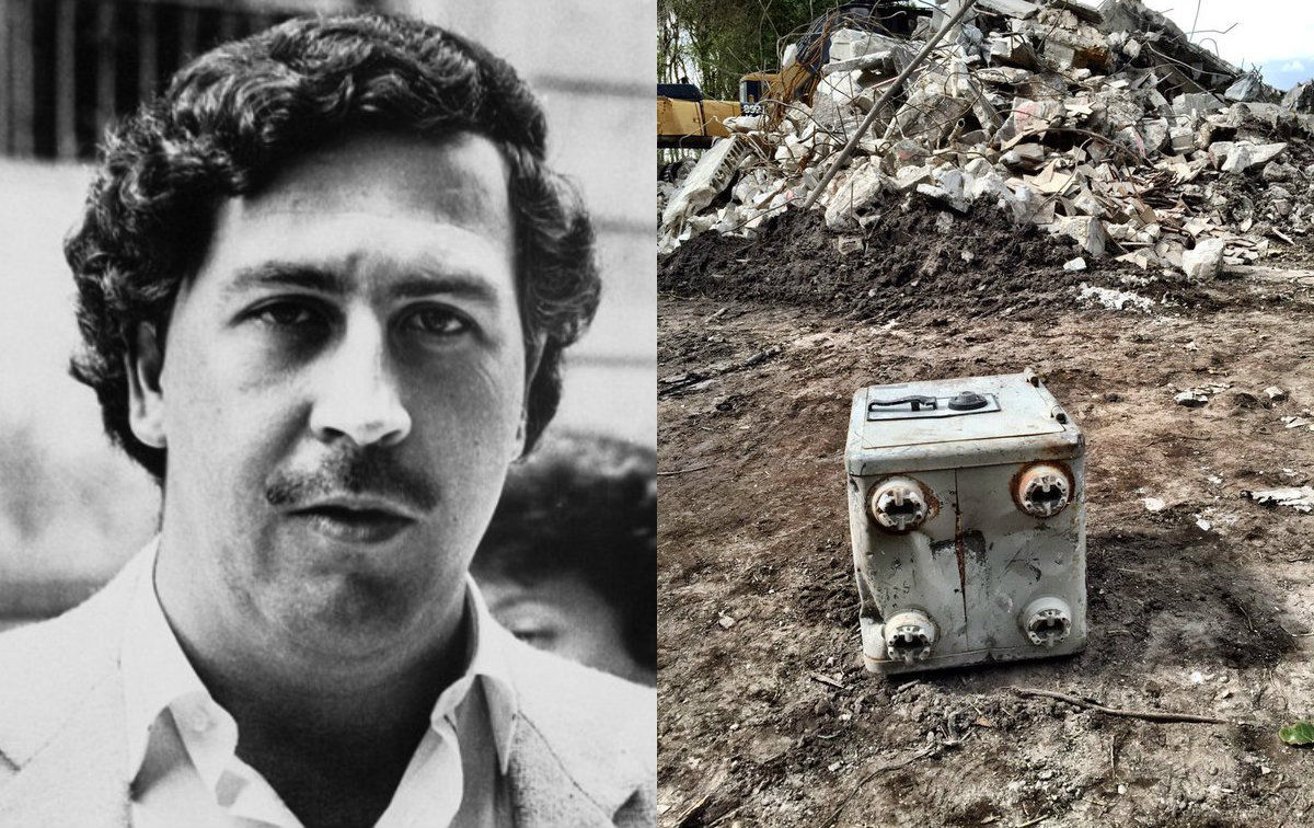 Muncitorii au descoperit seiful lui Pablo Escobar la finalul operaţiunii de demolare a fostei case a liderului cartelului columbian din Miami, pe care acesta a achiziţionat-o în anii 1980.