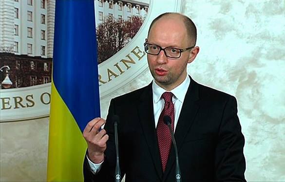 Премьер-министр Украины Арсений Яценюк.