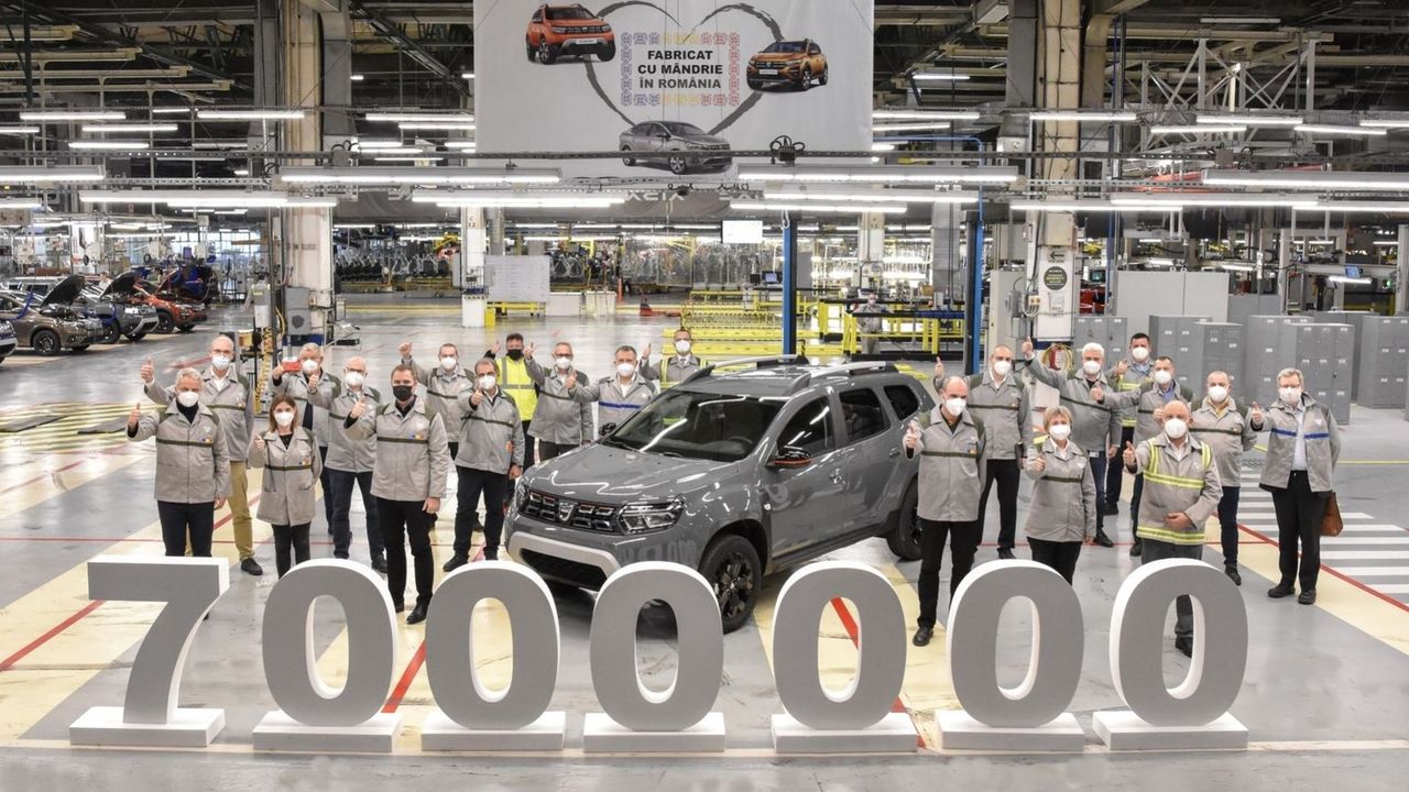 Dacia произвела свой 7-миллионный автомобиль.