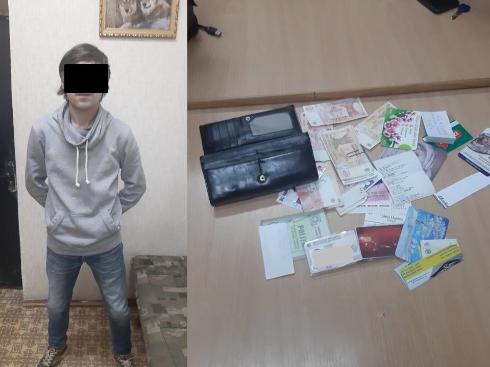 В столице за кражу кошелька задержан вор-рецидивист.