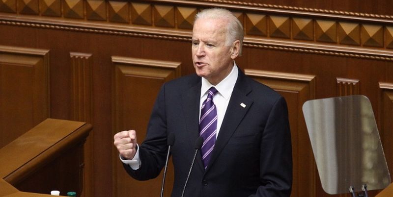 Вице-президент США Джо Байден выступил в Верховной раде Украины. Фото: telegraf.com.ua