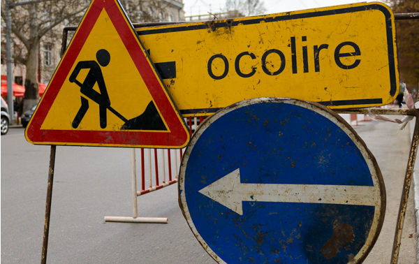 Circulația rutieră, restricționată pe strada Serghei Lazo până pe 31 octombrie.