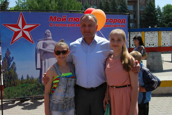 Додон поздравил жителей Бельц с Днем города.