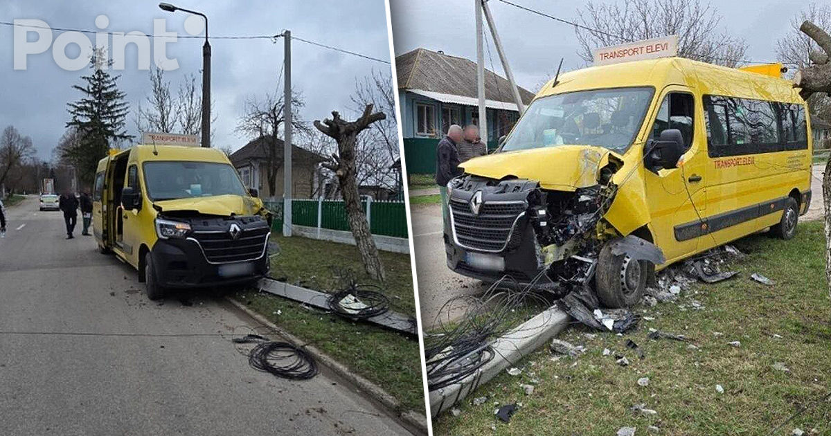 Detalii despre accidentul cu implicarea unui autobuz școlar: O fetiță de nouă ani, rănită.