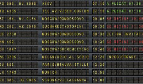 Mai multe curse aeriene se reţin din cauza ceţii. Foto: captură/airport.md