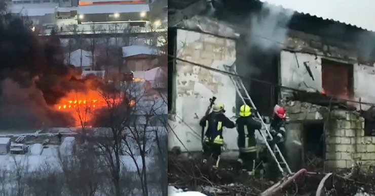 Крупный пожар произошел в четверг рано утром в столичном секторе Чеканы.