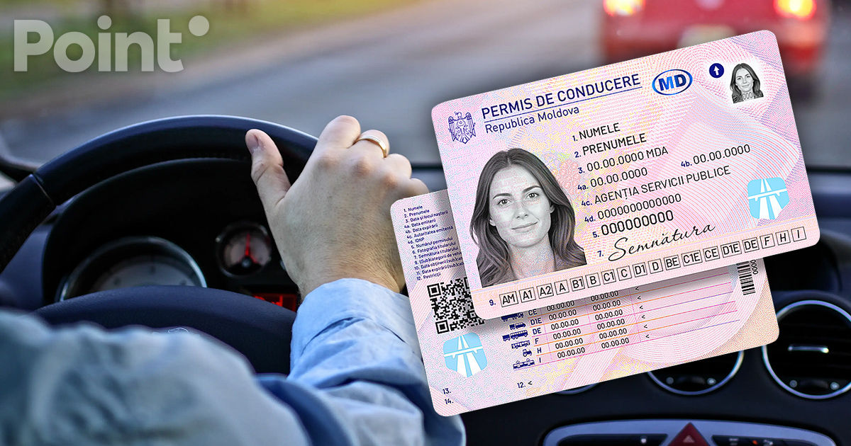 Republica Moldova introduce permise de conducere de nouă generație.