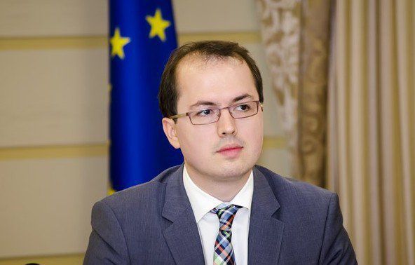 Copreşedintele Comitetului parlamentar de asociere UE-RM, europarlamentarul român Andi Cristea. 