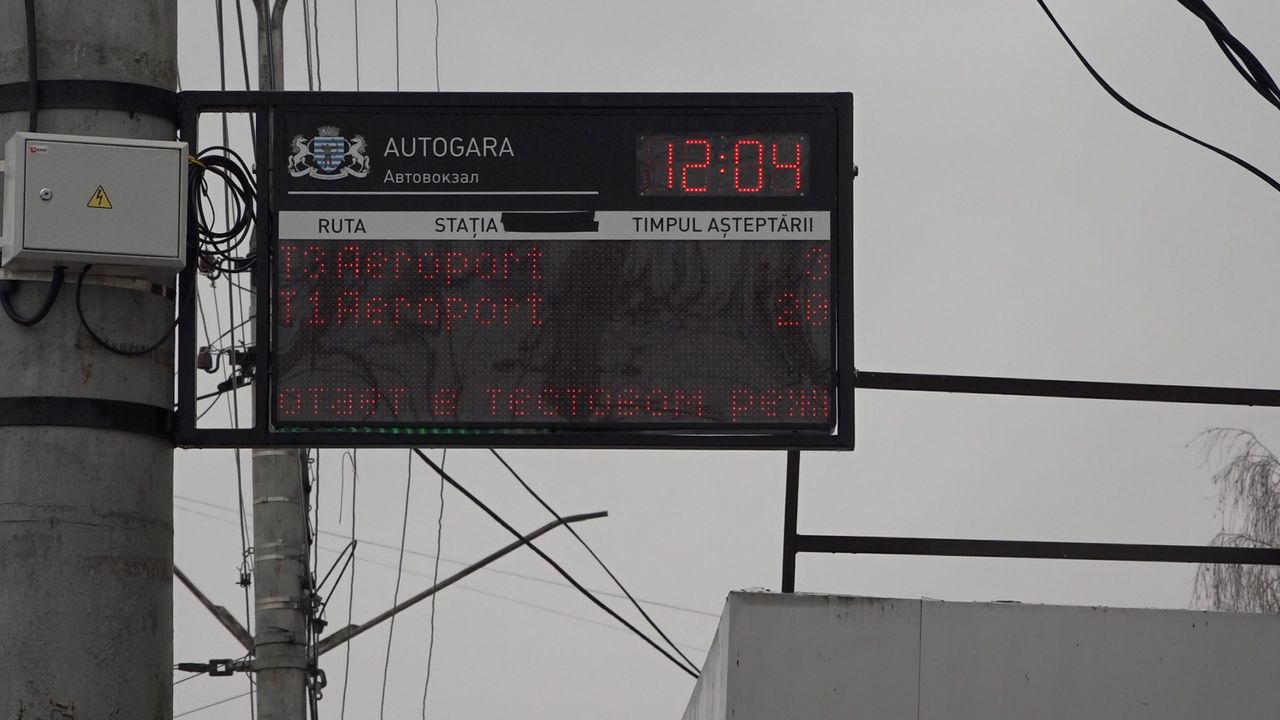 В Бельцах установят еще 12 электронных табло на остановках.