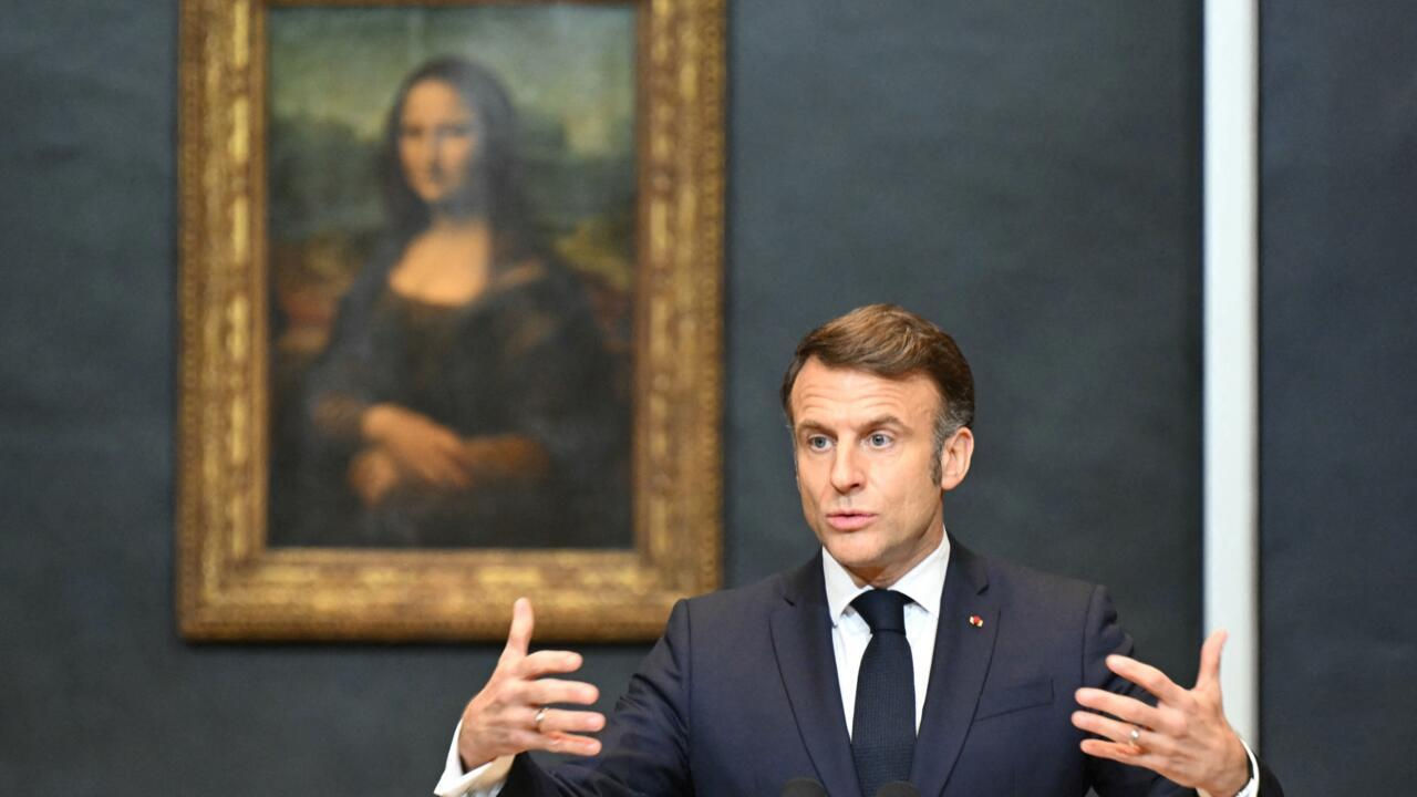 Macron a anunțat că Mona Lisa va fi mutată într-o sală separată.