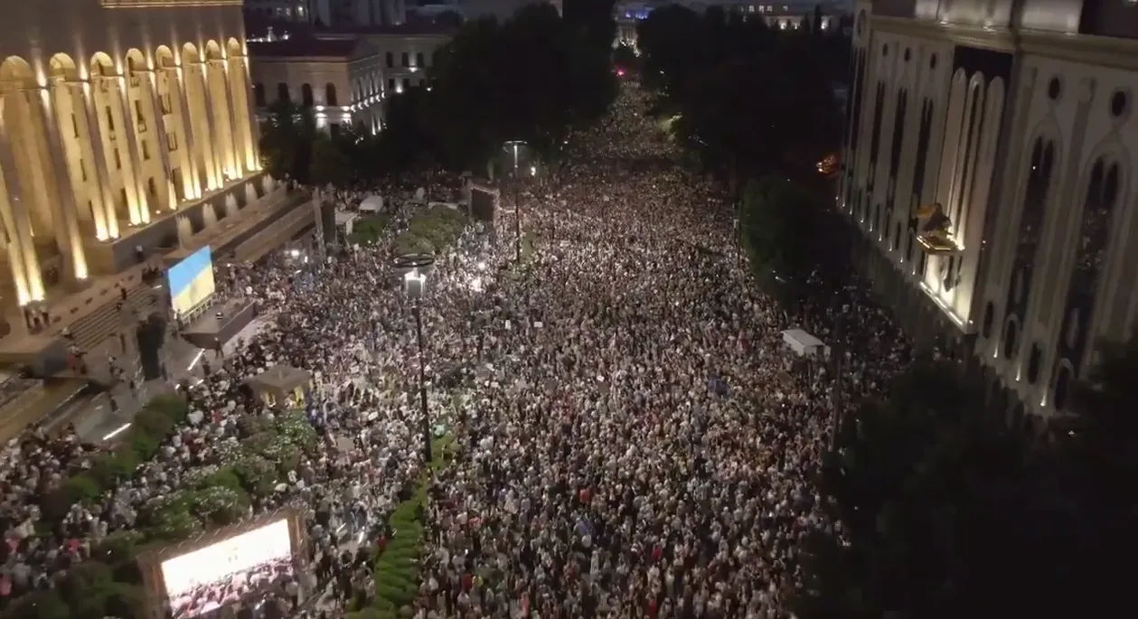 В Тбилиси прошла масштабная акция в поддержку европейского будущего.