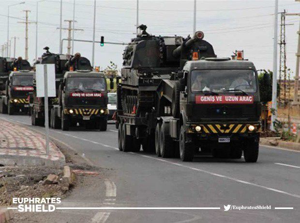 Армия Турции 24 августа начала военную операцию в городе Джараблус на севере Сирии.