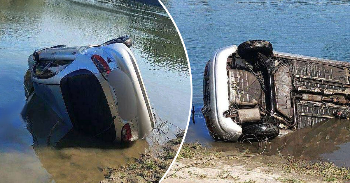 Спасатели из Слободзеи вытащили затонувший в реке автомобиль. Коллаж: Point.md