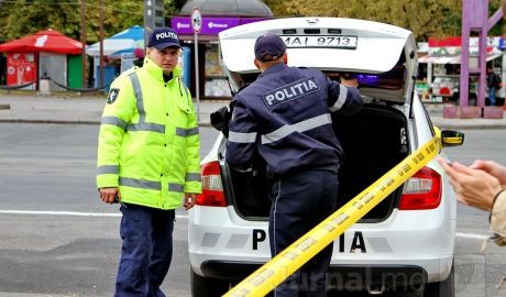 Inspectorul s-a ales cu diverse traumatisme şi a avut nevoie de ajutor medical.