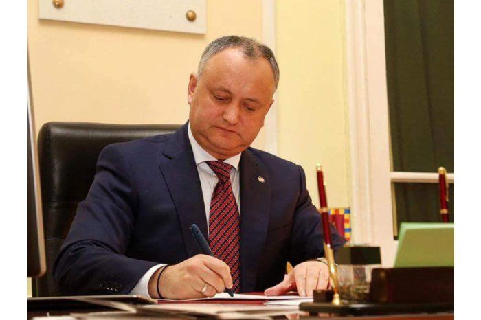 Президент РМ Игорь Додон. 