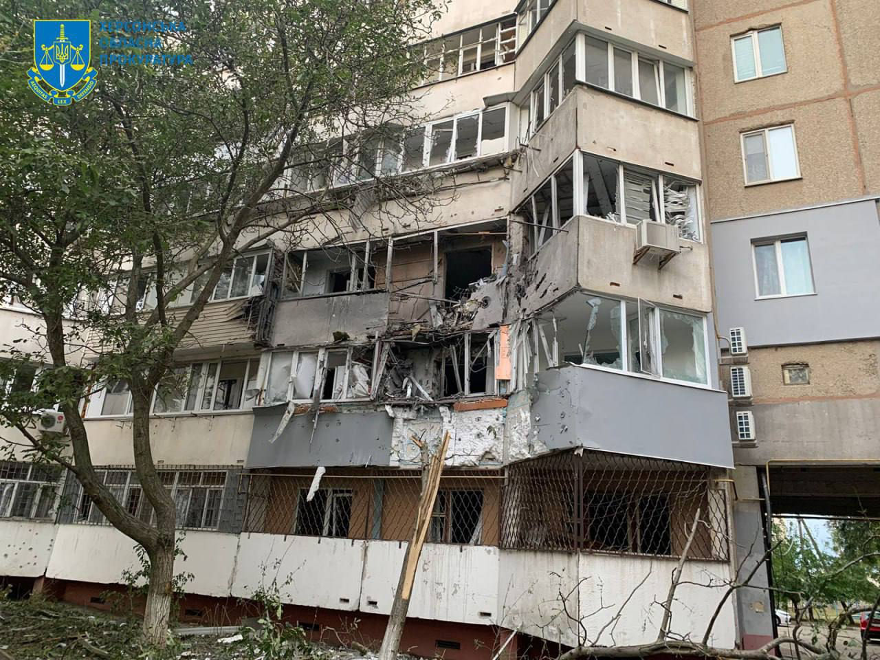 Херсонская область подверглась атаке: ранены 11 человек, включая младенца.