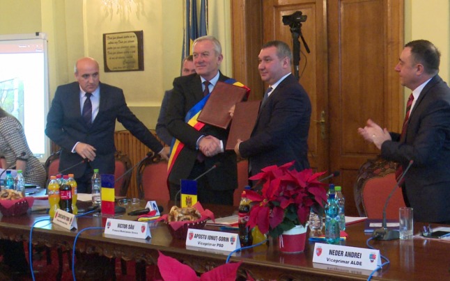 Moment istoric: Buzău şi Soroca s-au înfrăţit pe vecie