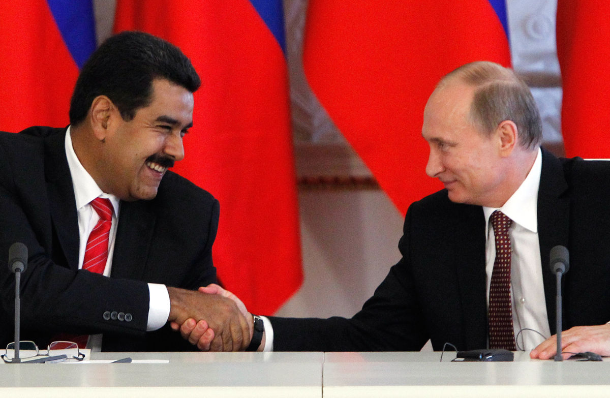 Putin își exprimă „admirația” față de Nicolas Maduro pentru că guvernează Venezuela „cu curaj”. Foto: centerforsecuritypolicy.org