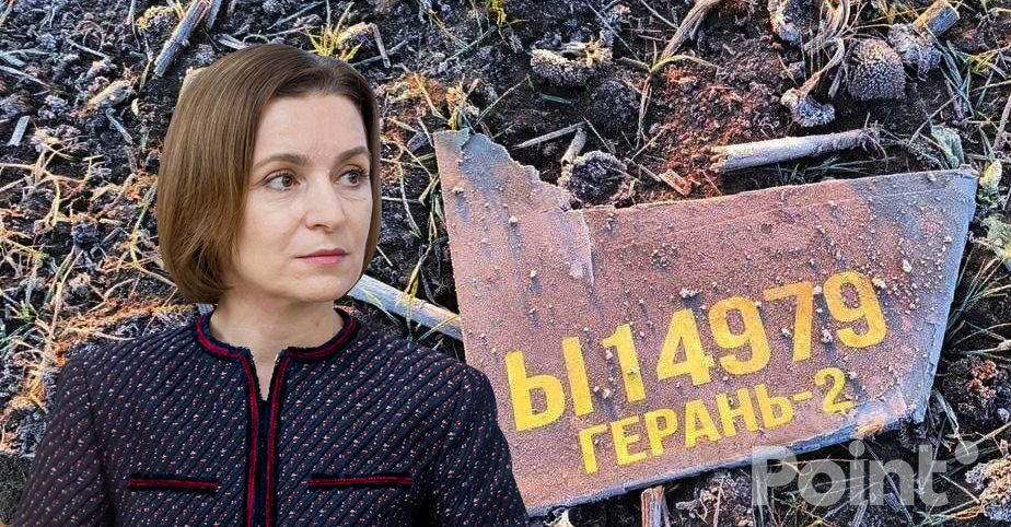 Санду о падении дронов: Подлинный нейтралитет означает способность защитить себя от бомб.