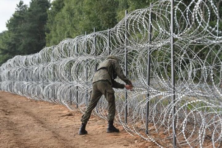 Польша начнет строить капитальный забор на границе с Белоруссией.