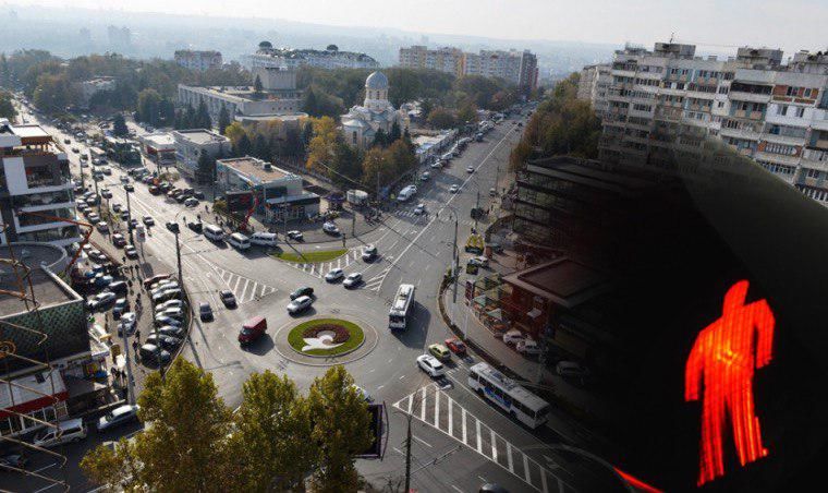 Круговое движение на Московском проспекте хотят отменить. Фото: Point.md