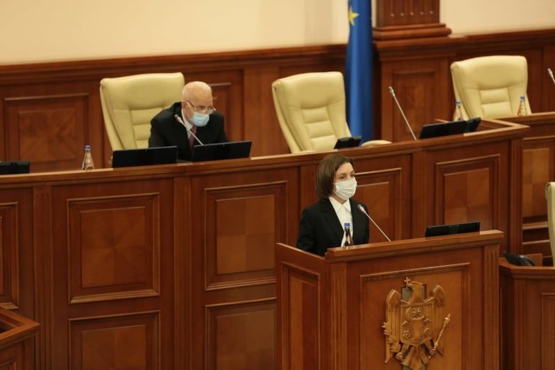 Майя Санду в парламенте: Только через образование страна придет к тому, к чему стремится.