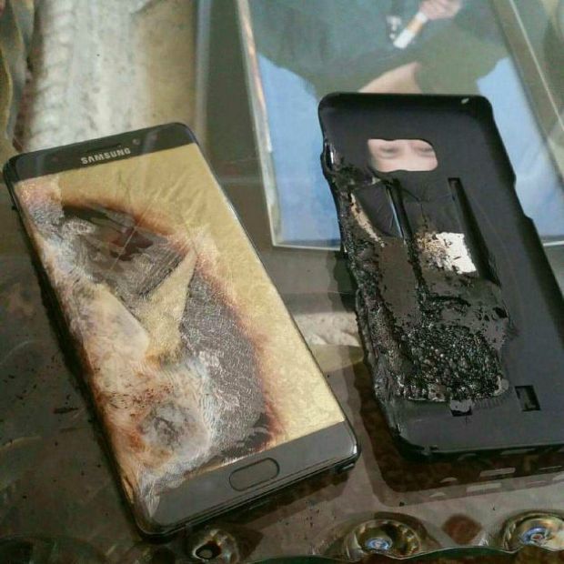 Explozia unui Samsung Galaxy Note 7 a făcut prima victimă.