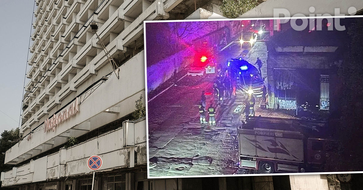 Fata găsită moartă în șahta liftului fostului Hotel Național ar fi căzut de la înălțime.