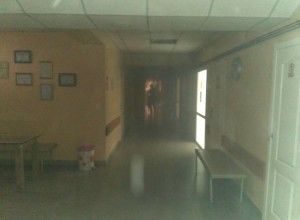 Огня почти не было, в больнице сгорел кулер из-за сильной нагрузки на сеть.