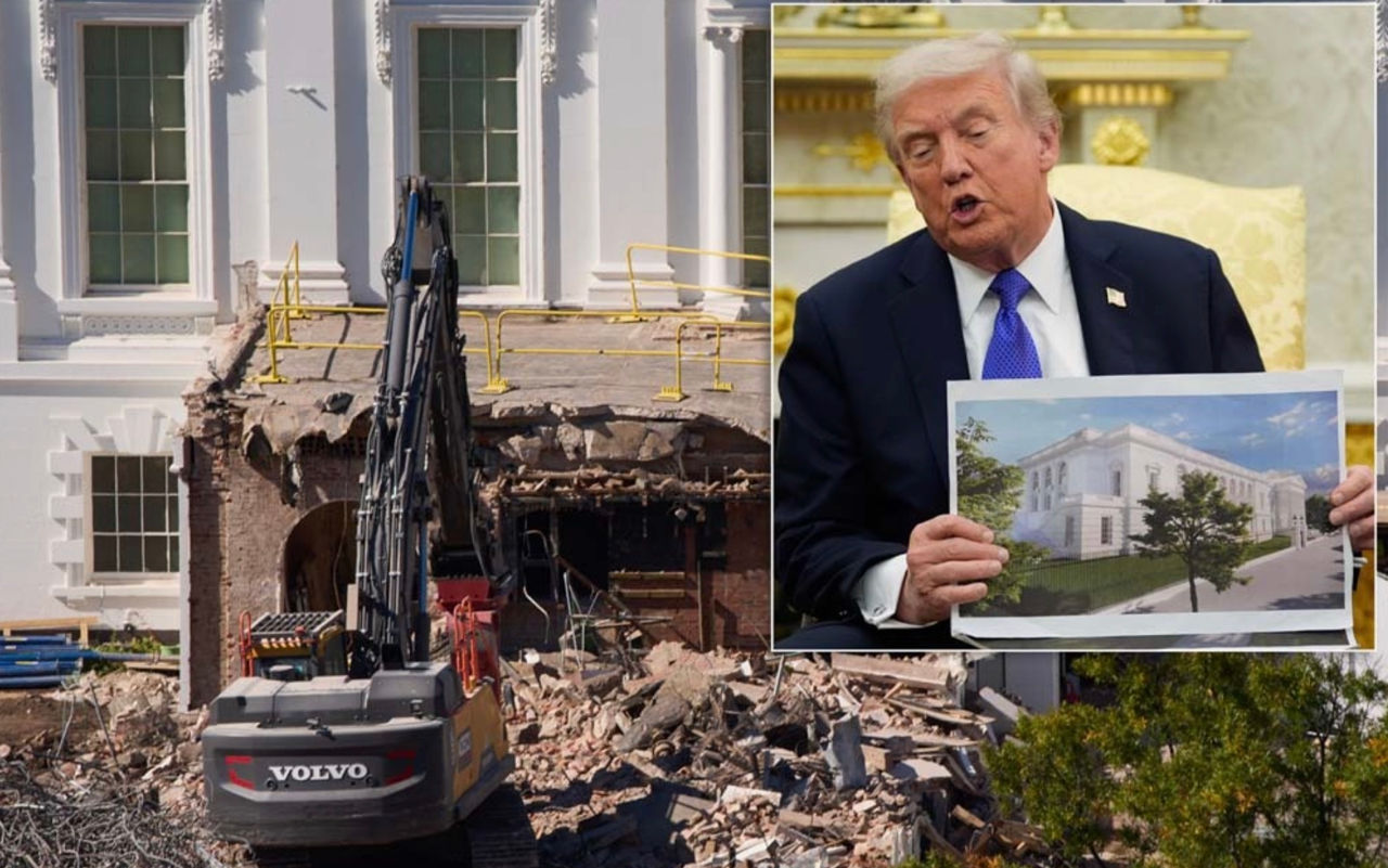 Administrația Trump a ascuns o parte dintre sponsorii reconstrucției Casei Albe.