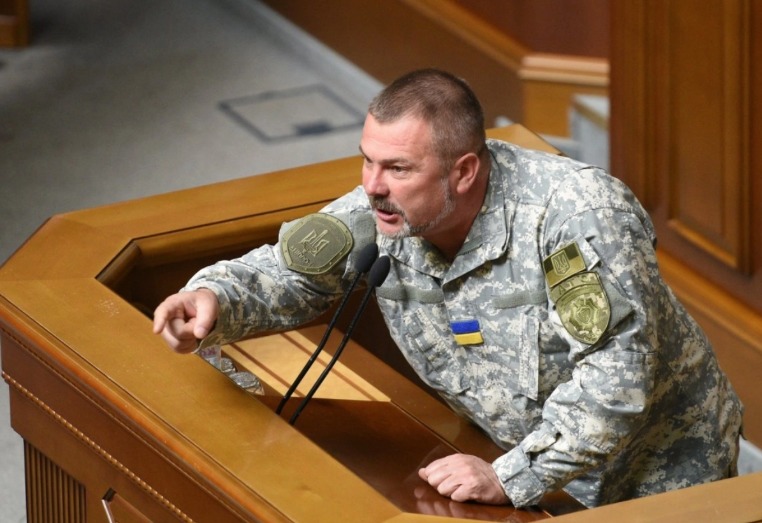 Нардеп Верховной рады Украины и известный неонацист Юрий Береза.