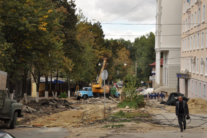 Попытка в Кишиневе сделать улицу Диордица пешеходной зоной - затянулась.