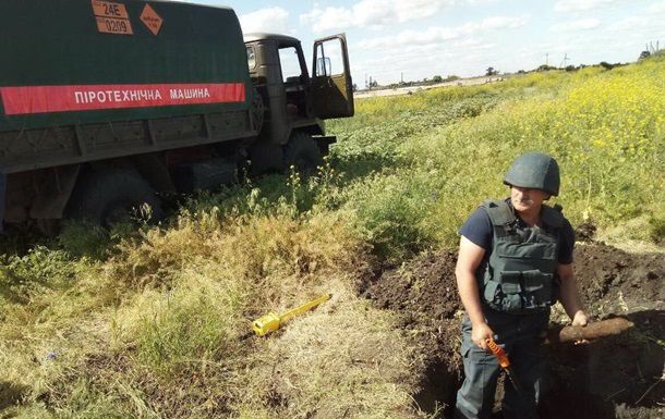 В Киеве нашли 54 противотанковые мины.
