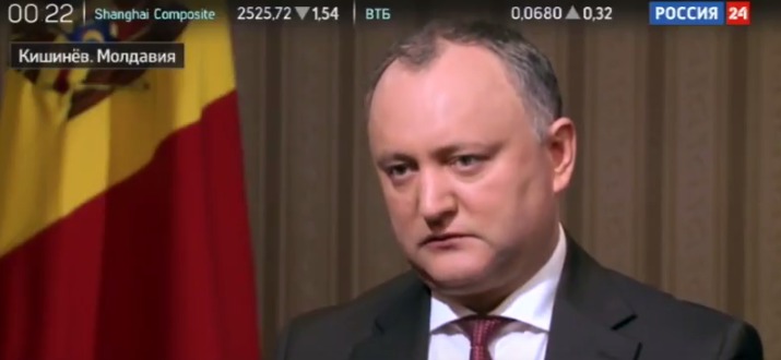 Президент Республики Молдова Игорь Додон.