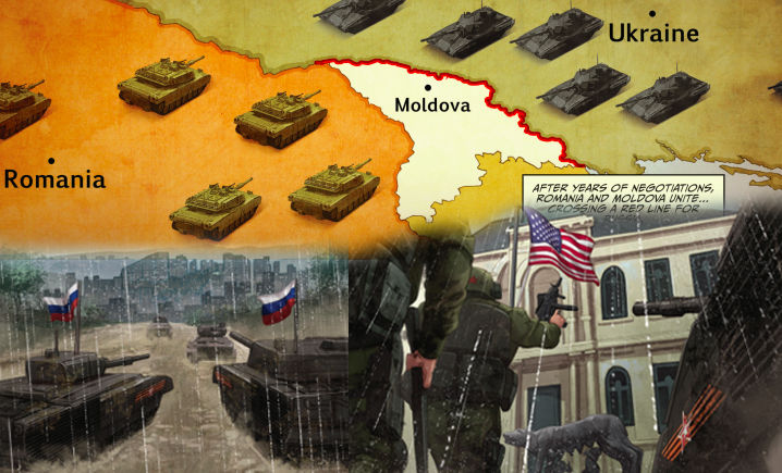 В военных комиксах показали войну США и России из-за Молдовы.