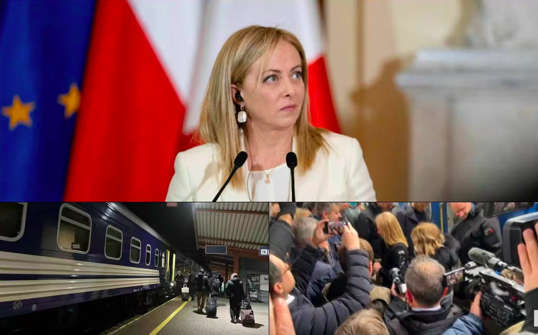 Премьер-министр Италии Джорджа Мелони прибыла в Киев.