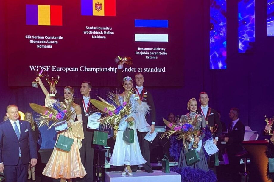 Молдавские танцоры получили звание чемпионов Европы U21 по спортивным танцам в Польше.