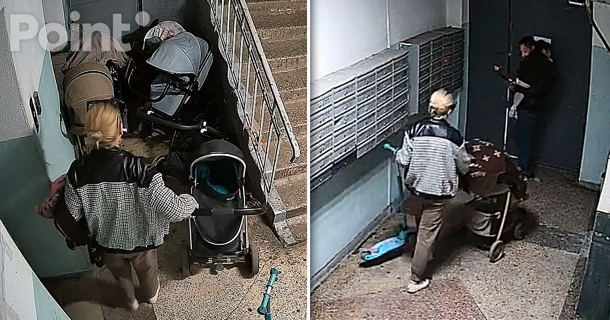Пара с ребёнком украла коляску и самокат из подъезда на Буюканах.